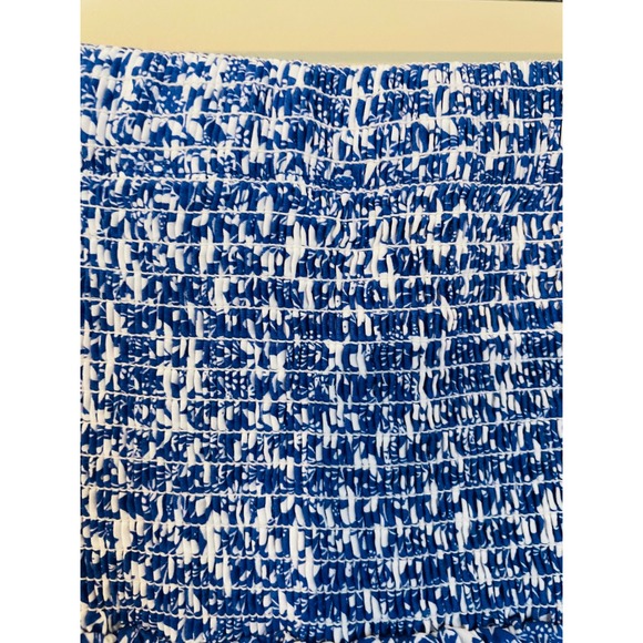 NATION LTD XS Blue White Ditsy Floral Rowena Top Primrose Smocked Skirt Set - Picture 12 of 16